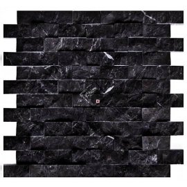mozaik patlatma mermer capella F-2507 toros black koli 0,54m2