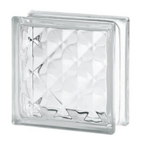 19x19x8cm şeffaf piramit