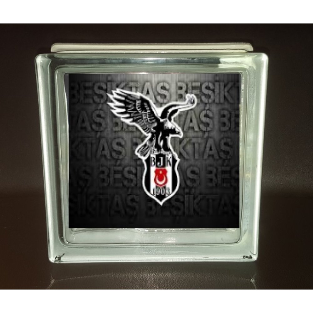 dekoratif cam tuğla 19x19x8cm beşiktaş