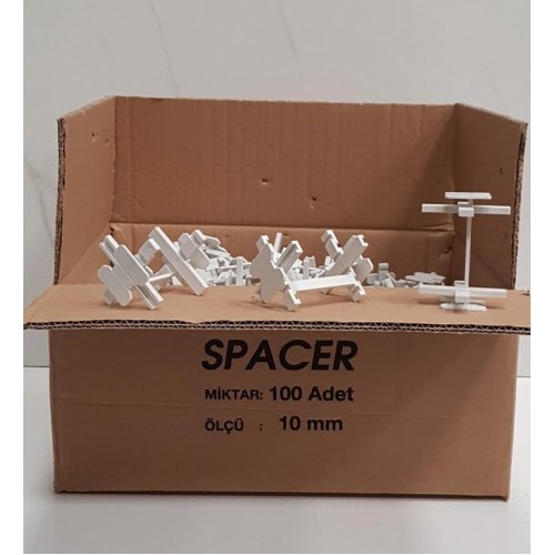 cam tuğla pvc derz artısı 10mm standart 100 adet