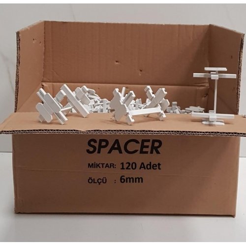cam tuğla pvc derz artısı 6mm 120 adet