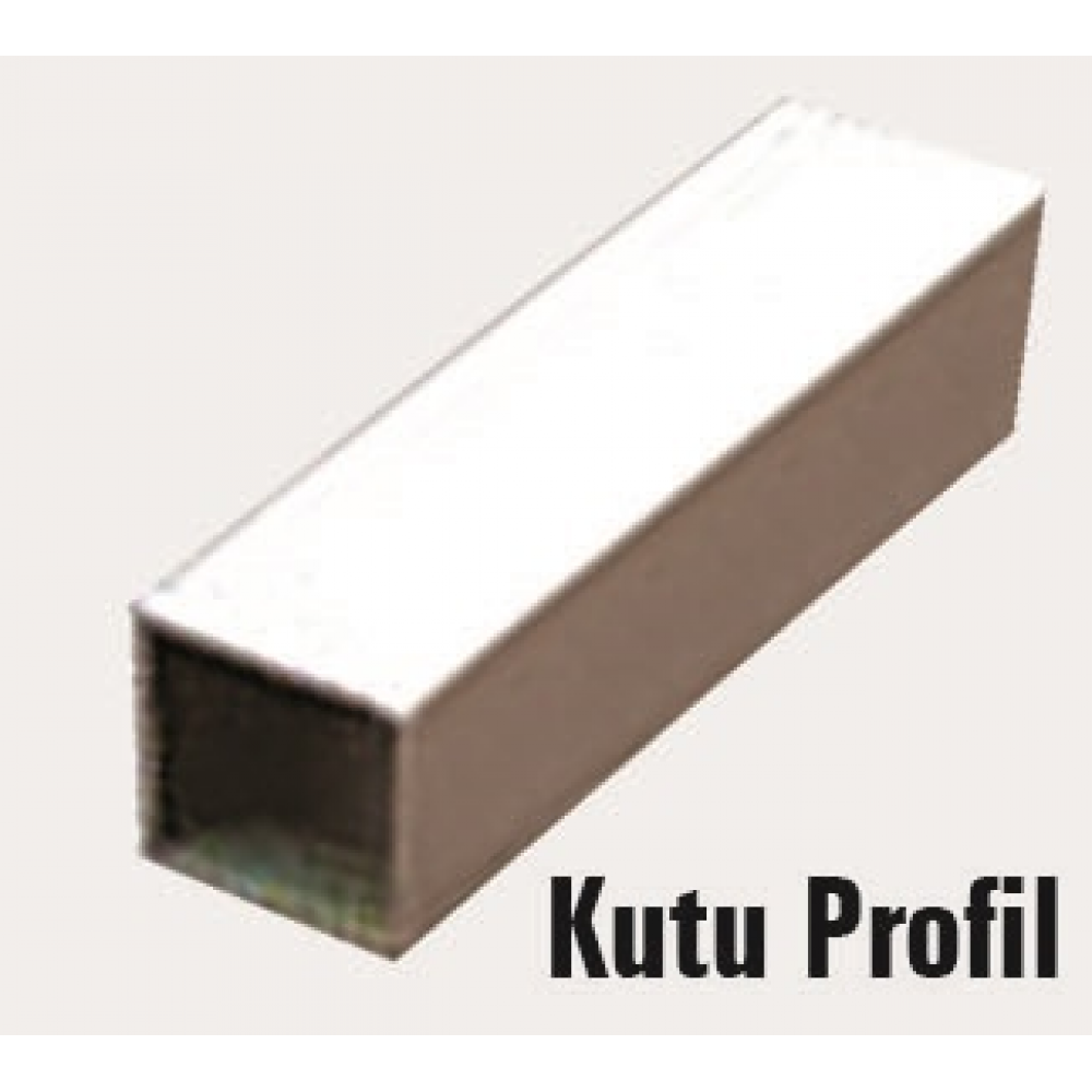 alüminyum kutu profil boy 250cm
