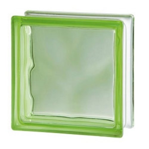 renkli dalgalı green 19x19x8cm